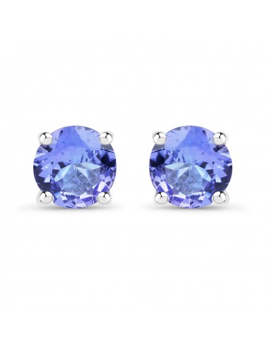 0.94 Carat Genuine Tanzanite .925 Sterling Silver Earrings est présent 