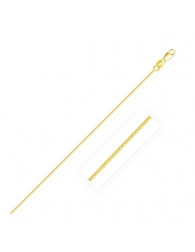 10k Yellow Gold Gourmette Chain 1.0mm de l' environnement