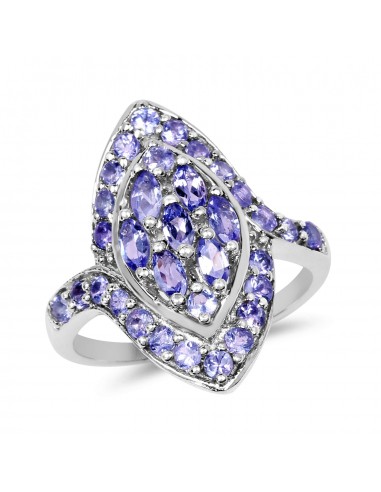 1.40 Carat Genuine Tanzanite .925 Sterling Silver Ring prix pour 